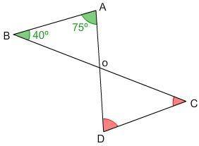 In the figure, line segment AB is parallel to line segment CD. The measure of angle C is degrees, an
