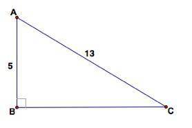 For this right triangle, what is the cosine of angle C? A)  12 13 B)  13 12 C)  5 12 D)  5 13 E)  13