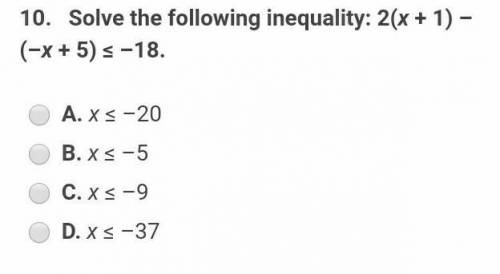 WILL MARK BRAINLIEST!!!Solve the inequality.