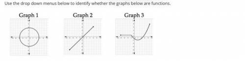 Which graph is a function graph 1 graph 2 graph3