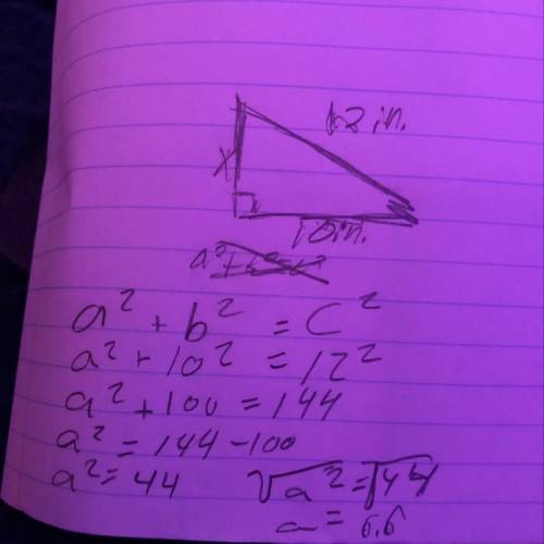 Studying for a test on Pythagorean theorem is this correct?
