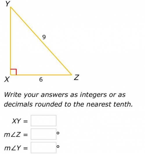 HELP ME PLEASE  solve for the right triangle