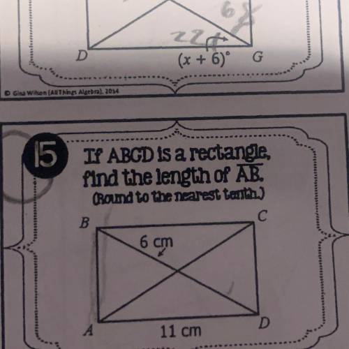 If ABCD is a rectangle, find the measure of
