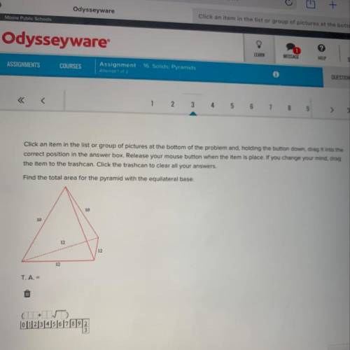 Assignment 16 in chapter 2 of geometry in oddesyware help ASAP !