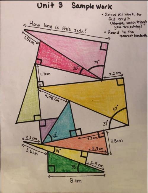 I could use some help! I keep getting mixed up when trying to find the missing side.