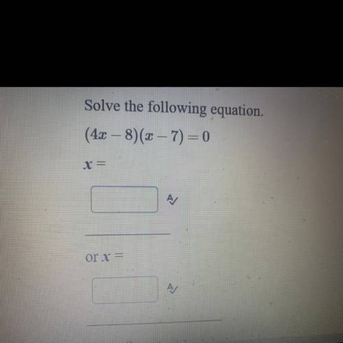 Solve the equation  X= Or x=