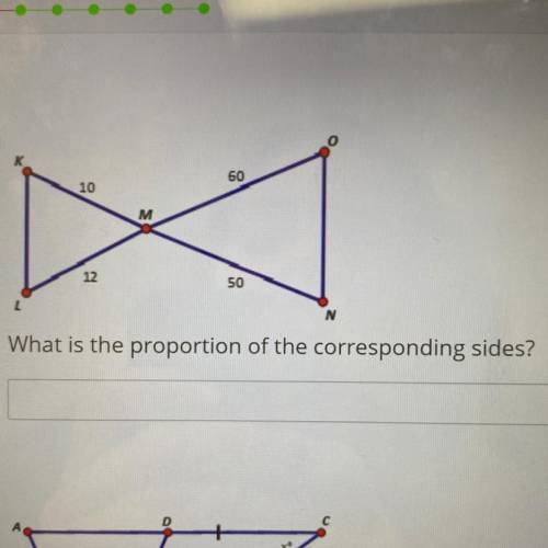 What is the proportion of the corresponding sides?