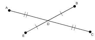 If AD = y + 6 and DC = 2y, what is the length of DC?