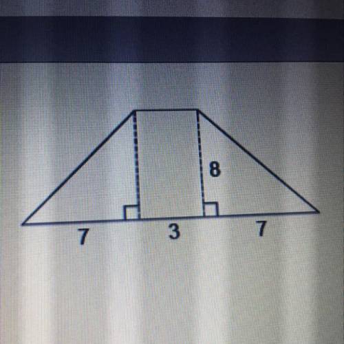 Plz answer ASAP what is the area of this trapezoid? Enter your answer in the box Unit ^2