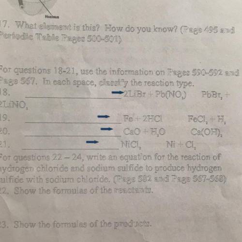 What reaction types? 18-21