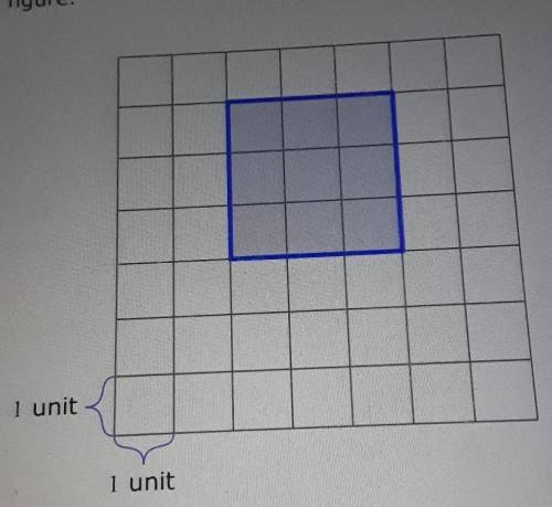 Find the perimeter of the shaded figure.
