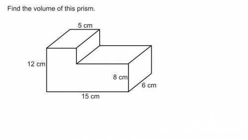 Find the volume of this prism i need someone to answer it ASAP