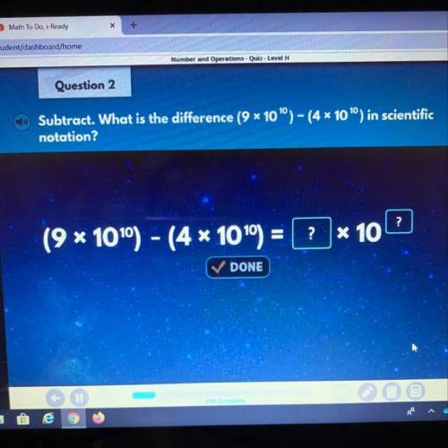 Subtract. What is the difference (9* 10