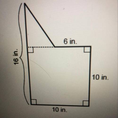 What is the area of the figure? Enter your answer in the box.