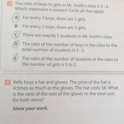 Help with number 6 please