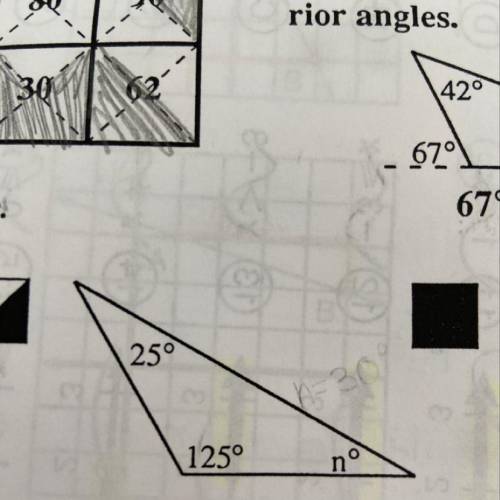 How do i find the angle of N
