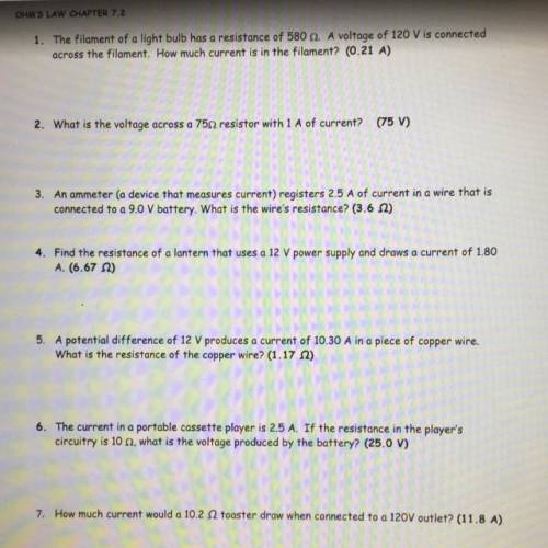 I really need the answers to these plus and explanation plz