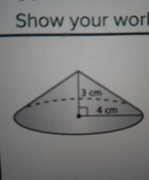 Can someone help me find the volume of a cone