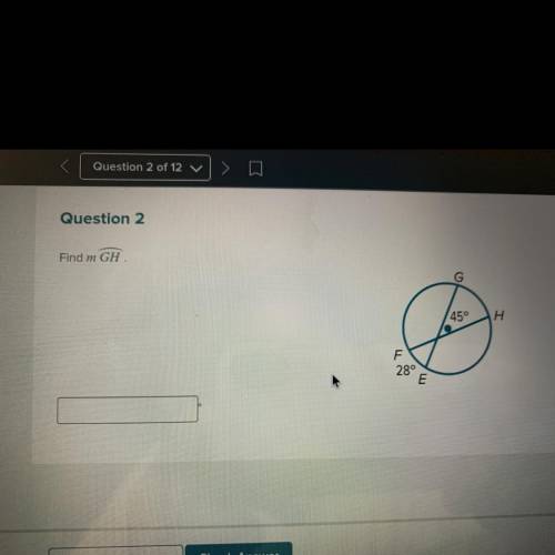 Question 2 Find m GH Н Save and Continue Check Answer
