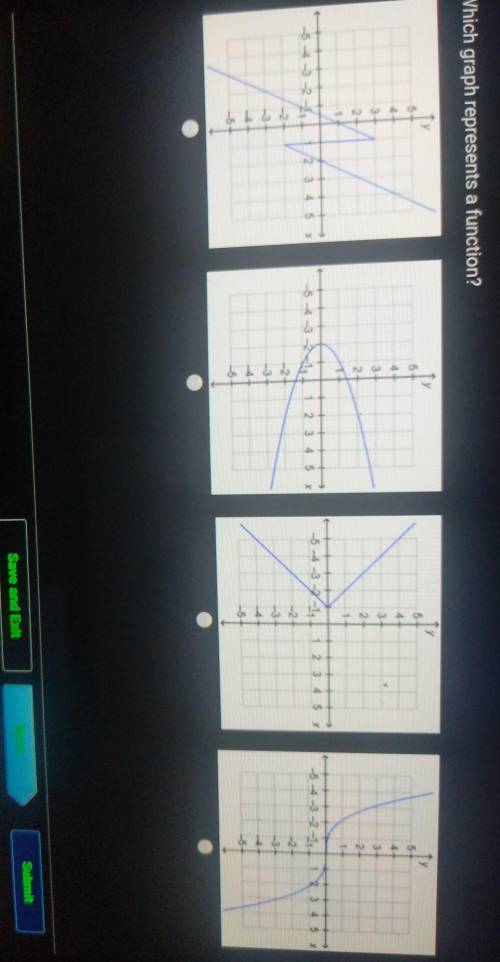 Which graph represents a function