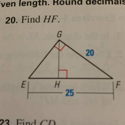 How to find HF  using the values above how do I find HF. I don’t understand how.