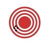The target above can be best described as an example of... A.  high accuracy and high precision. B.