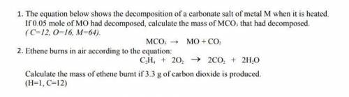Please help me with chemistry~