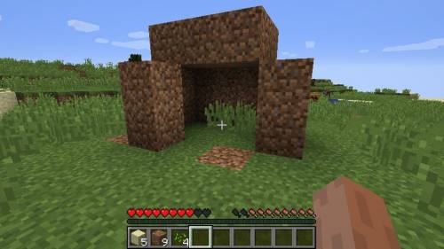 Hello, today I was playing Minecraft with my friend, I built a house and he said I am a horrible bui