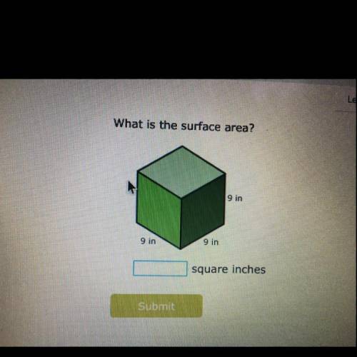 What is the surface area for this problem?