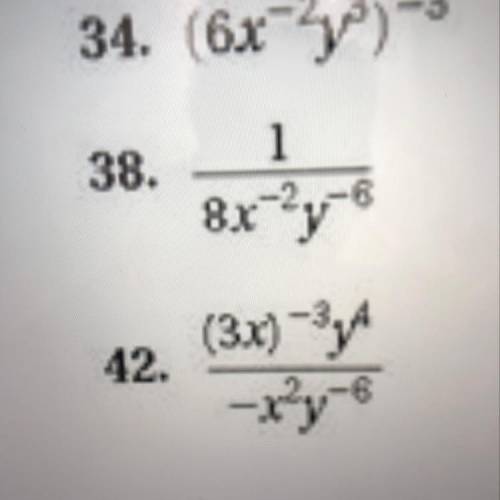 I need help with exponents I can’t have negative exponents