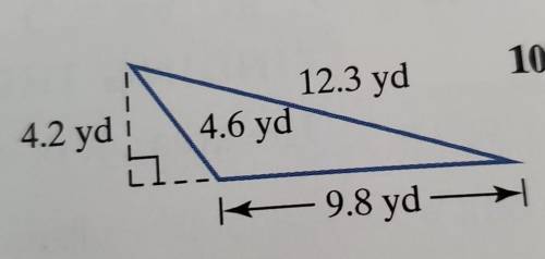 What is the area for this wacky looking triangle?