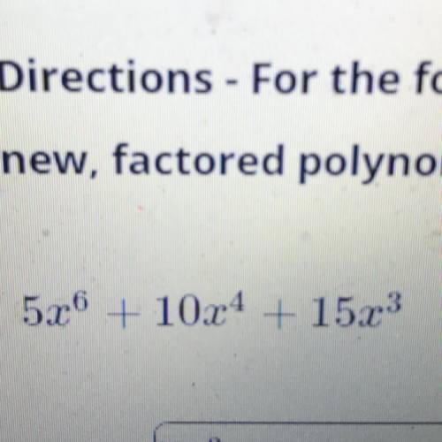 FACTORED POLYNOMIAL ONLY