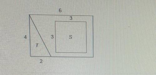 A computer randomly puts a point inside the rectangle. What is the probabilitythat the point does no