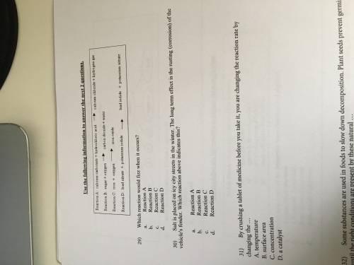 Can someone please help me on questions 26-30. Sorry for poor photo quality.