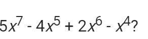 PLEASE HELP! What is the degree of the equation below?