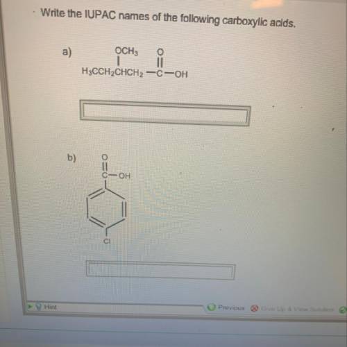 · Write the IUPAC names of the following carboxylic acids.