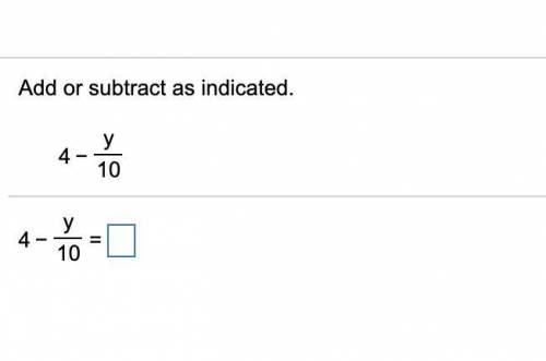 See attached image. subtract