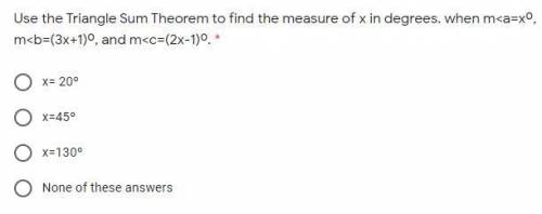 Math Quiz (Geometry) 3 Questions