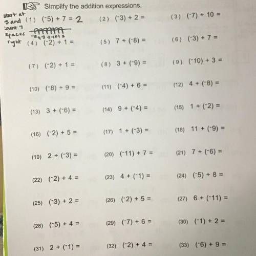 I need the answers to my page of math homework