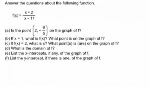 Just need help with c, f, & e  please provide a step by step explanation