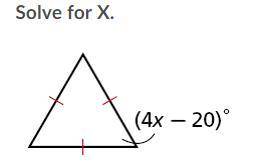 Solve for x using the image shown below: