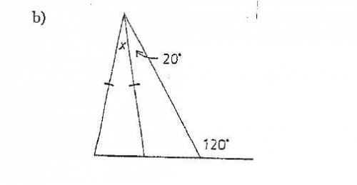 Find the measure of x and state the theorm used