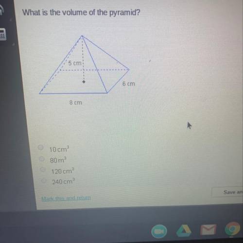 What is the volume of the pyramid??