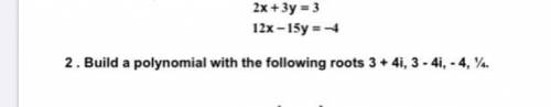 Need help with building a polynomial
