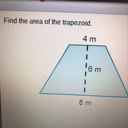 Find the area of the trapezoid.