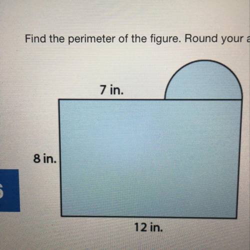 Find the perimeter of the figure. Round your answer to the nearest hundredth