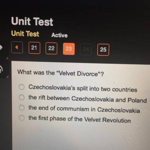 What was the “Velvet Divorce”?