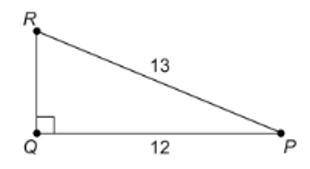 What is the m∠R? Round your answer to the nearest tenth. * A) 35.4° B) 50.6° C) 23.6° D) 67.4°