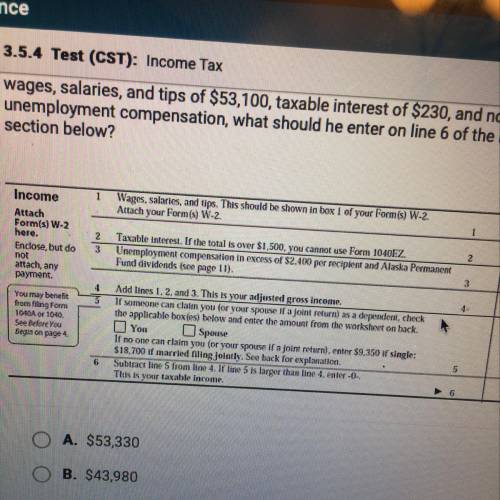 Buddie is filing his federal income tax return with the 1040EZ form using the Single filing status,