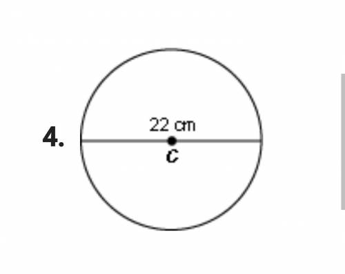 Geometry Question Find the Area of the Circle